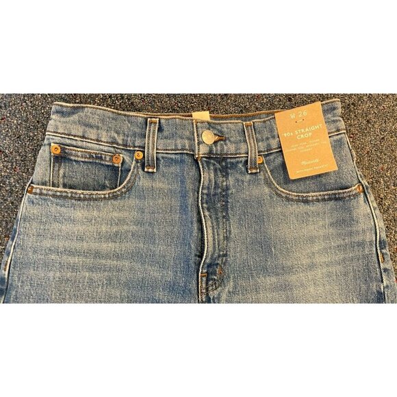 NWT Madewell 90's Straight Crop Jeans Size 26 New - Picture 2 of 7